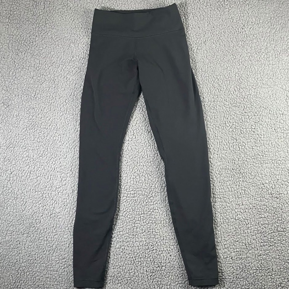 Lululemon Wunder Under High Rise Leggings Size 10 Black Luxtreme